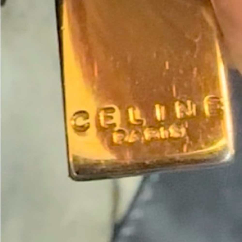 Celine SAC SEAU Leather Handbag-Vtge-Good Preowned Condition-w/Original Dust Bag - Picture 9 of 15